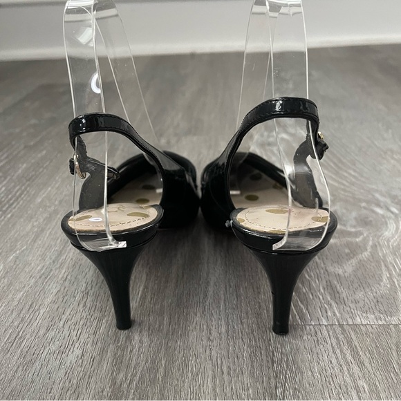 Boden Patent Leather Slingback Heels Size 38 (US 7) - Picture 3 of 5
